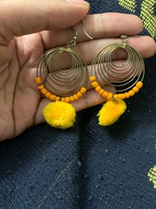 Funky Pom Earrings
