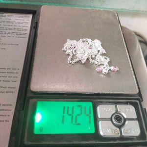 Pure Silver CZ Snack Chain ⛓️ Anklets पायल