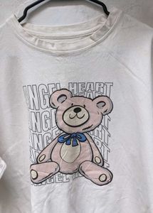 Cute Teddy Bear Graphic T-Shirt