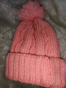 Pink Beanie with TikTok