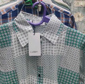 Patterned Long Sleeve Shirt