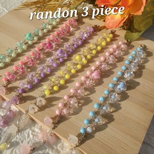 random 3 Cute Beaded Bracelet Set