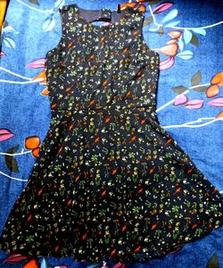 Cute Floral Short Dress