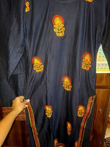 Embroidered Kurta Set with Dupatta