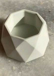 Geometric Concrete candle holder Set of 3