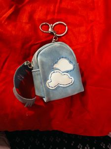 Cute Cloud Keychain Pouch