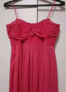 Elegant Pink Maxi Dress