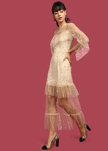 Soft Net Sequin Party Dress