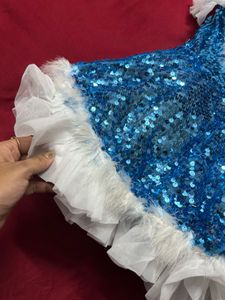 Sparkling Blue Sequin Dress