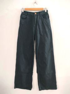 Black Wide Leg Jeans (Women's)