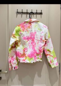 Tie-Dye Denim Jacket