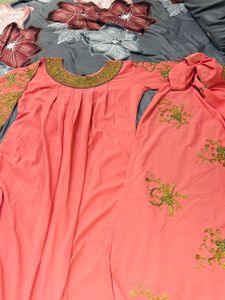 Elegant Embroidered Kurta Palazzo Set