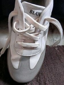 Stylish White &amp; Grey Sneakers