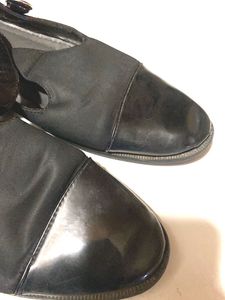 Black Leather Mary Jane Shoes