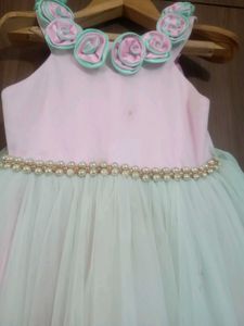 Cute Pink &amp; Green Party wear