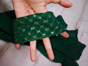 Sparkling Emerald Green Kurta Set