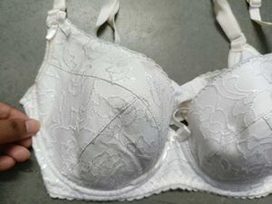 White Lace Bra