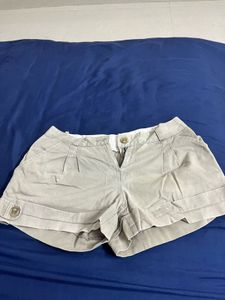 Women's Beige Cargo Shorts