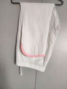 Kipek Off White Cotton Plazo Pant....