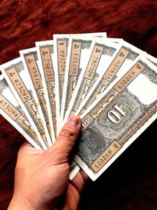 💥✨RARE SIGNED BLACK BOAT 10 RS NOTE✨💥