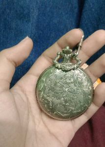Vintage Horse Engraved Pocket Watch