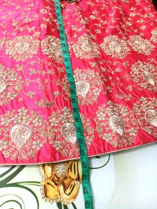 Stunning Pink Embroidered Lehenga