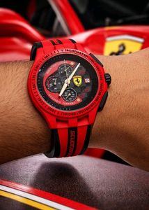 Ferrari Scuderia Watch - Red & Black