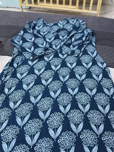 Stylish Floral Print Kurta
