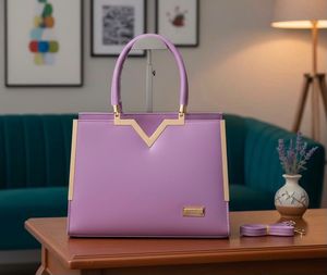Stylish Lavender Handbag