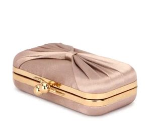 Elegant Bow Detail Evening Clutch