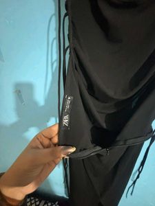 Elegant Black Spaghetti Strap Dress