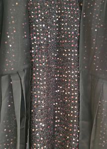 Elegant Black Sequin Gown