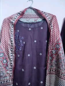 Elegant Ethnic Kurta Set with Dupatta