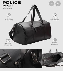 POLICE Mattia Duffle Bag - Black