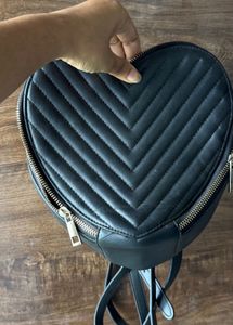 black backup bag