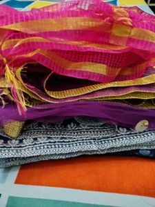 Beautiful Purple Dupatta combo
