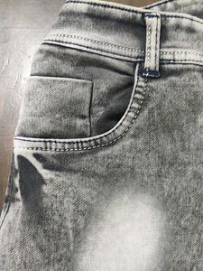 Stylish Distressed Jeans with Patches