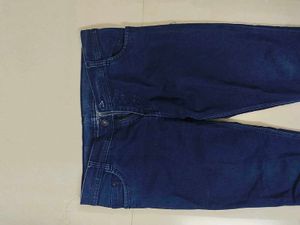Classic Dark Wash Denim Jeans