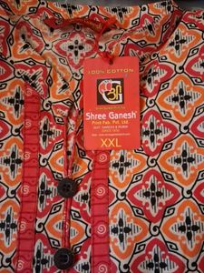 Shree Ganesh Cotton Kurta Set