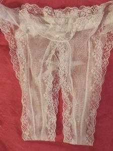 Beautiful Sheer White Lace Panties