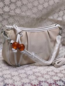 Chic Grey Handbag with Cherry Charms