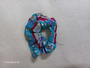 Boho Print Scrunchie Hair Tie
