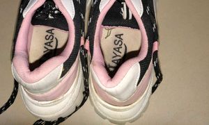 Pink &amp; White Chunky Sneakers | Like New