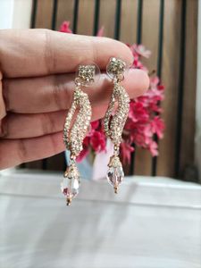 Sparkling Crystal Drop Earrings