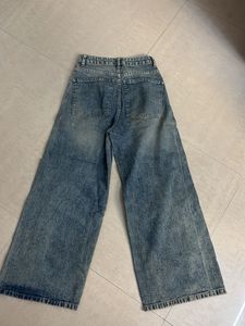 Wide Leg Jeans with Unique Side Detail