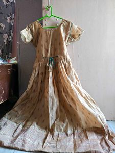 Beige Embroidered Kurta Set