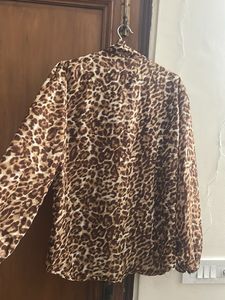 Cheetah Print Blouse
