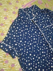 Star Print Sleep Shirt