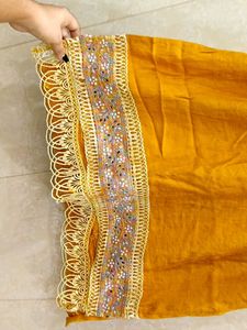 Beautiful Yellow Kurta with Embellishments