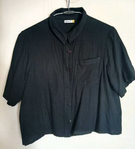 Bewakoof cotton crop shirt
